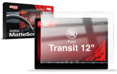 Produktbild von Matte Autodisplayfolie für Ford Transit 12" (2024-2026), Grizz Protector