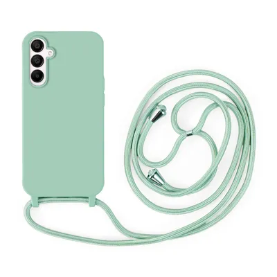 Produktbild von Handykette für Samsung Hanyhülle mit Band Hülle mit Kodel Smartphone Halskette Galaxy A15 Mintgrün