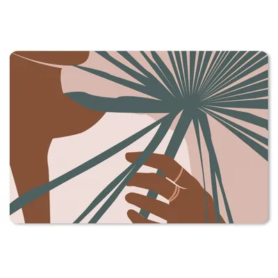 Produktbild von MuchoWow® Mauspad Mousepad Pflanze - Tropisch - Abstrakt 27x18 cm - Mousepads - Maus Mat - Pad - Mausunterlage - Büroartikel - Desk Matten