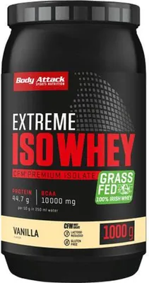 Produktbild von Body Attack Extreme Iso Whey – 1000 g