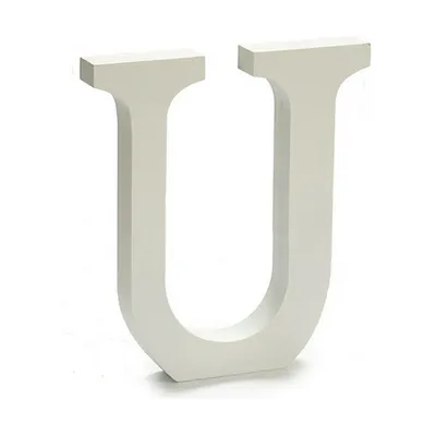Produktbild von Buchstabe Pincello U Weiß 1,8 x 21 x 17 cm (12 Stück)