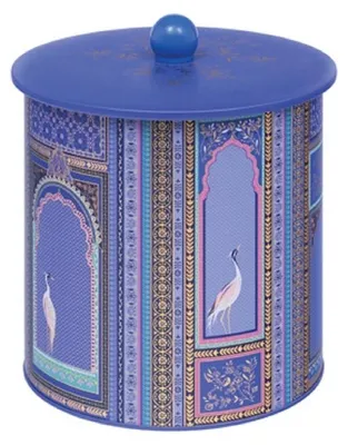 Imagen del producto de Meander, dosificador decorativo Reiger, azul, forma redonda, Ø 17x17 cm