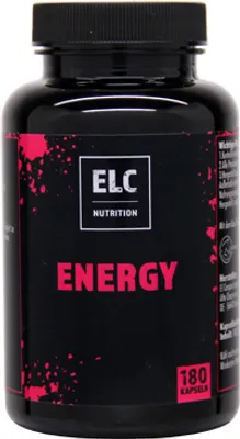 Produktbild von ELC Nutrition Energy 180 Kapseln | Guarana | Nahrungsergänzungsmittel | Supplements