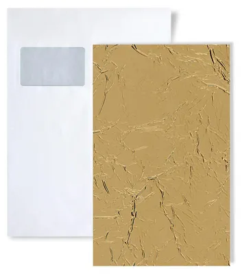 Image de 1 ÉCHANTILLON WallFace S-24944 A5 | Panneau mural CREPA Gold