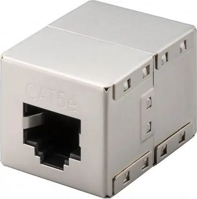 Produktbild von DANICOM CAT5e RJ45 Patchkabelkupplung – geschirmt