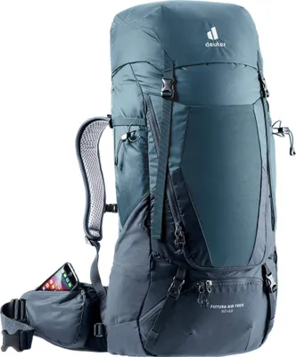 Obrázek produktu pro Deuter Futura Air Trek 50+10, Vnitřní rám, Turistika, Barva Aqua, 2,05 kg, 340 mm, 750 mm