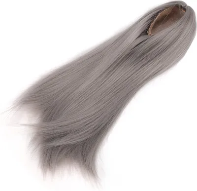 Zdjęcie produktu dla Lalka z długimi prostymi włosami, wykwintna jedwabna lalka o wysokiej temperaturze Per��ck 1/4 DIY Beautiful for Collection (GRAY)