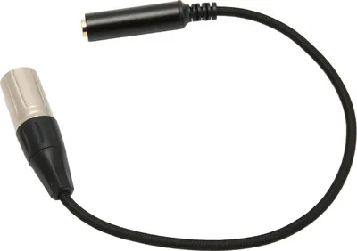 Obrázok produktu pre Mikrofónový zvukový kábel, 3-pinový 6,35 mm 1/4-palcový samec na XLR samec, 0,98 ft na nahrávanie