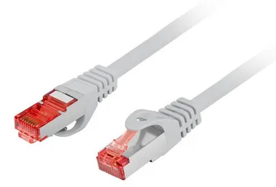 Produktbild von Lanberg PCF6-10CU-0100-S, 1 m, Cat6, F/UTP (FTP), RJ-45, RJ-45, Grau