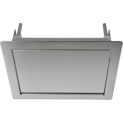 Produktbild von LAMP® Einwurfklappe gedämpft eckig 218 x 164 mm Edelstahl