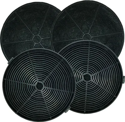Produktbild von Super Sparset 4 Stk. Ersatz-Aktivkohlefilter FWK-23 / FWK23 für Amica Dunstabzugshaube - OTC611W, OTC611I, OTC612B, OTC612I, OSC6121