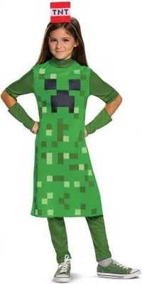 Produktbild von Creeper Classic Mädchen Kostüm Größe M