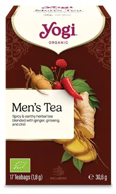 HERBATKA DLA MĘŻCZYZN (MEN'S TEA) BIO (17 x 1,8 g) 30,6 g - YOGI