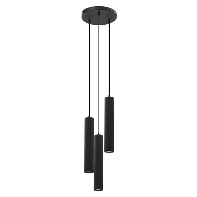 Produktbild von Olucia - NADI - Pendelleuchte - Schwarz - 3 Lampen