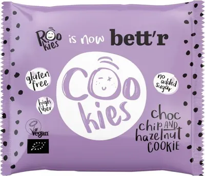 Produktbild von Bettr Choc Chip Haselnuss Cookie 40g