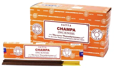 Imagen del producto de Varillas de Incienso Satya 15gm - Champa