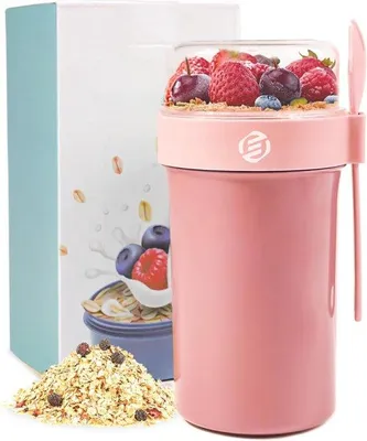 Produktbild von Übernight-Haferflocken-Schüssel-Set für Frühstück