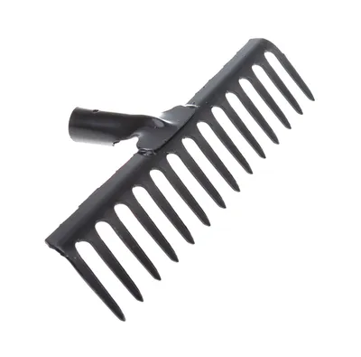 Zdjęcie produktu dla Aqbau® Grabie metalowe Grabie ogrodowe Grabie do siana 14 zębów (365 mm)