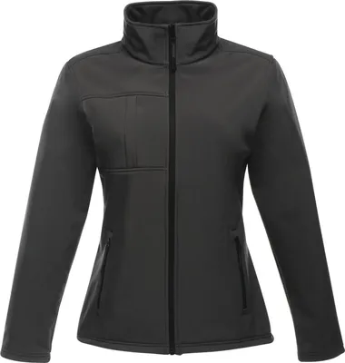 Produktbild von Regatta - "Octagon II" Softshelljacke für Damen RG2163 (34 DE) (Mittelgrau/Schwarz)