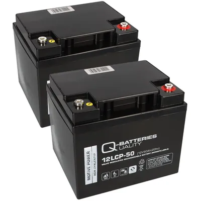 Obrázok produktu pre Batéria kompatibilná s e-mobilmi a skútrami E-Lobil 2x 12V 50Ah