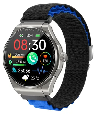 Produktbild von Knauermann PRO 3 (2024) Gesundheitsuhr mit Telefon & Notruffunktion SOS Taste