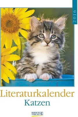 Produktbild von Katzen 2016 Literatur-Wochenkalender