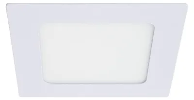 Produktbild von LED Einbaustrahler flach 6W Eckig SuperSlim Ausschnitt 105x105mm 4000K Neutralweiß