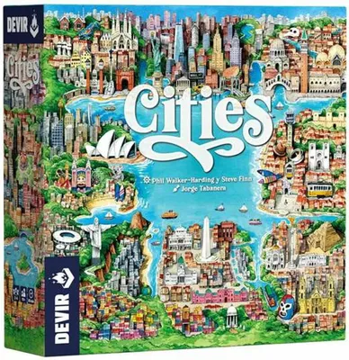 Produktbild von Devir Cities Brettspiel Mehrfarbig  Mehrfarbig One Size