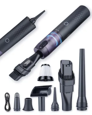 4-in-1 Akku-Handstaubsauger, 18000 Pa, USB-C, 2600 mAh, schwarz