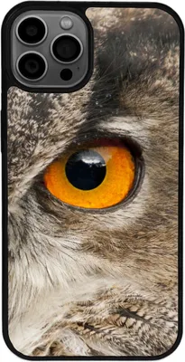 Produktbild von TPU Silikon Hülle für iPhone 14 Pro Handy Cover Case Schutzhülle Handyhülle Bumper MOTIV 355 Eulen Auge