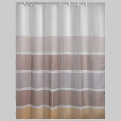 Immagine prodotto di tenda doccia in poliestere 'spiaggia' 180x200 cm - beige/marrone