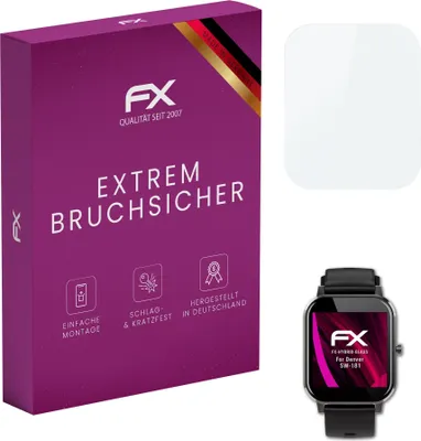 Produktbild von atFoliX FX-Hybrid-Glass Displayfolie kompatibel mit Denver SW-181 Glasfolie