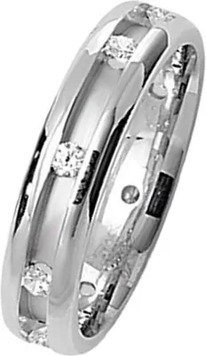Produktbild von 925 Sterling Silber 5mm Soft Court Form Herren/Damen - Trauring/Ehering/Hochzeitsring mit Zirkonia, 58 (18.5); TRS29446RSQ