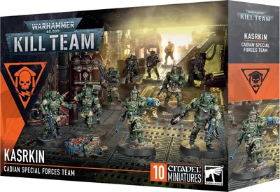 Zdjęcie produktu dla Warhammer 40.000 Kill Team Kasrkin Cadiański oddział specjalny