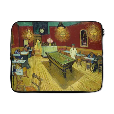 Produktbild von MuchoWow® Laptop Hülle 15 Zoll Das Nachtcafé - Vincent van Gogh Laptoptasche - Laptoptasche - Sleeve - Rundum-Schutz