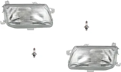 Produktbild von Scheinwerfer passend für Opel Astra F 94-98 mit H4 Satz Links Rechts 1216513 1216509 1216520 1216517 1216519 90511087 90511093 9051 Johns