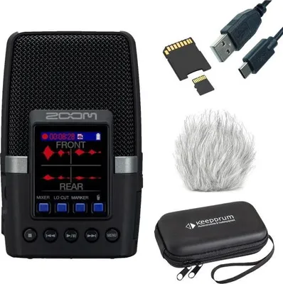 Produktbild von Zoom Audio-Recorder H2essential mit Zubehör-Set
