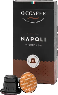 Produktbild von O'CCAFFÈ Napoli | 10 Nespresso® komp. Kapseln