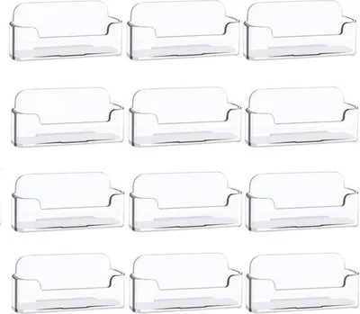 Produktbild von Famanu Visitenkartenhalter Transparent - Acryl für 30-40 Visitenkarten