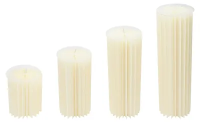 Produktbild von Zylindrische Kartonsäulen - Deko Tischständer Set - 4 Stück - 40/60/80/100 cm Höhe - Für Hochzeit, Party, Geburtstag