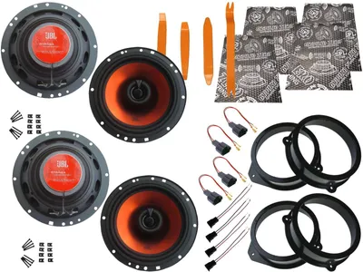 Produktbild von JBL Lautsprecher Set für Audi A4 Avant B6 8E Baujahr 2001 - 2004 800 Watt Dämmmatte Ausbaubügel