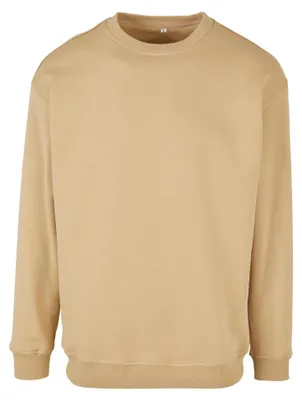 Produktbild von Build Your Brand - Sweatshirt Rundhalsausschnitt für Herren/Damen Uni LT2164 (4XL) (Union-Beige)