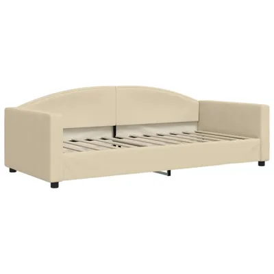 Produktbild von vidaXL Tagesbett Creme 90x200 cm Stoff