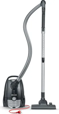 Produktbild von Severin Bodenstaubsauger mit Beutel BC 7030 schwarz  Bodenstaubsauger Mit Beutel Staubsauger Sauger Staubsauger Mit Kabel Beutel-staubsauger