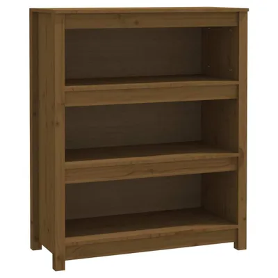 Produktbild von vidaXL Bücherregal Honigbraun 80x35x97 cm Massivholz Kiefer
