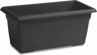 Produktbild von Stefanplast Mediterran Anthrazit Anthrazitfarbener Kunststofftopf 100 cm