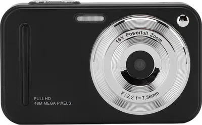 Obrázok produktu pre digitálna kamera 1080P s automatickým zaostrovaním 48 MP a 16x zoomom 2,4-palcová TFT obrazovka proti otrasom Kompaktné cestovné video pre študentov