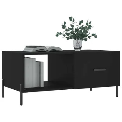 Produktbild von "2026 Aktion"Couchtisch - CLORIS - Wohnzimmertisch - Robust und langlebig - Schwarz 90x50x40 cm Holzwerkstoff - NeuMöbel6211505