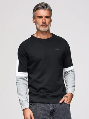 Produktbild von Ombre Sweatshirt Herren schwarz XXL