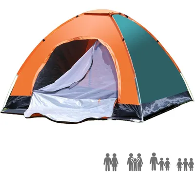 Produktbild von Pop-up Zelt 2 Personen, leicht, wasserdicht, automatisch, für Camping